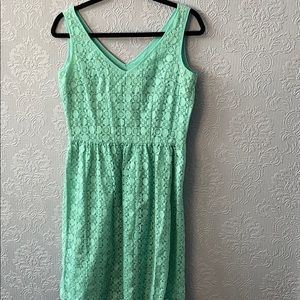 Uttam Boutique turquoise embroidered dress